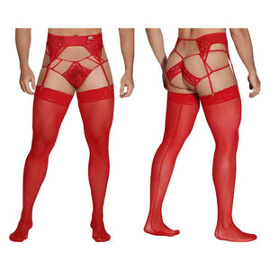 Lace Garter-Jockstrap Outfit