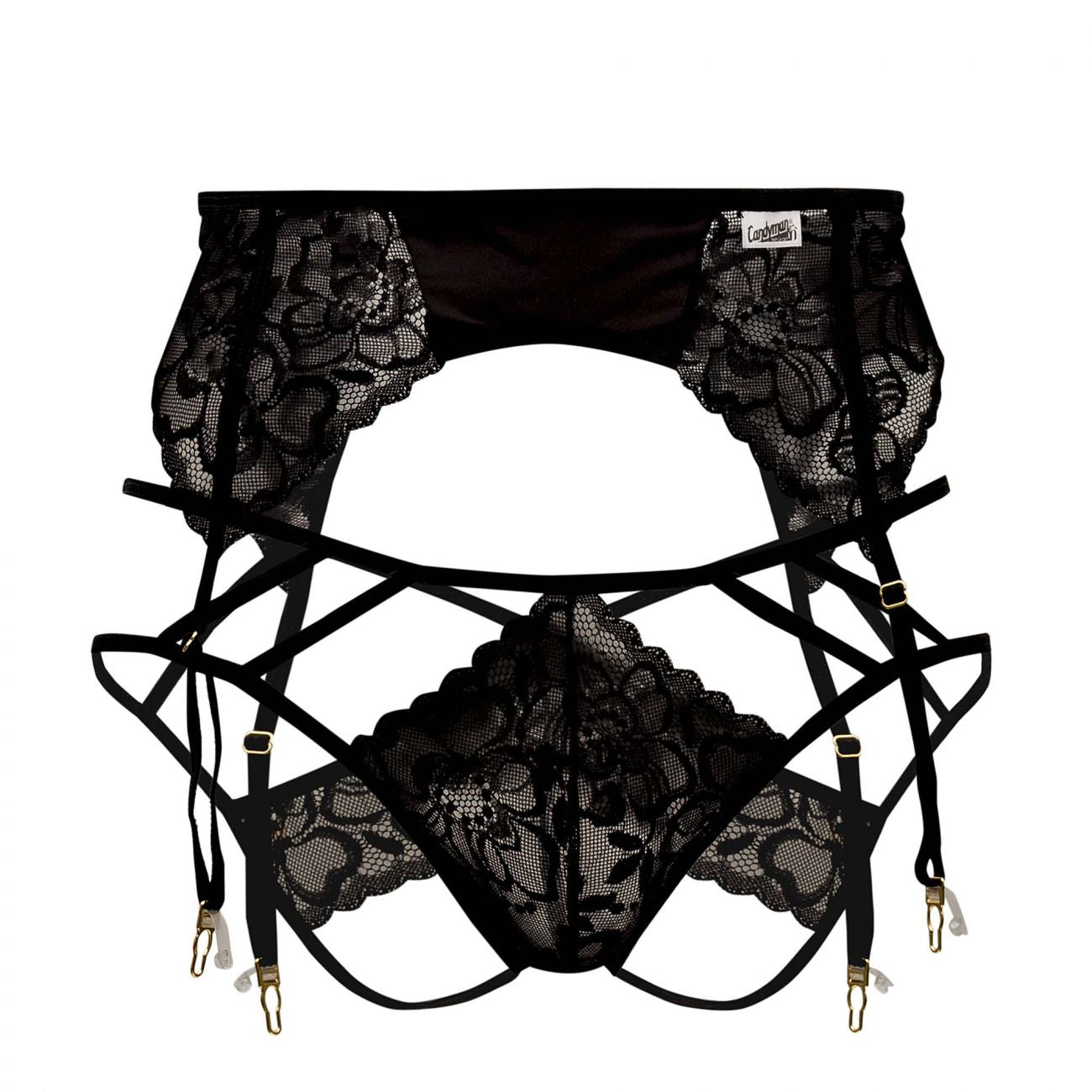 Lace Garter-Jockstrap Outfit