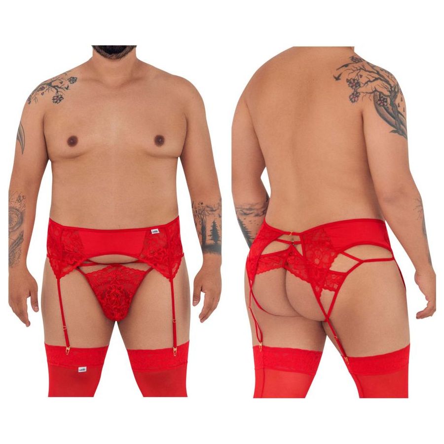 Lace Garter-Jockstrap Outfit