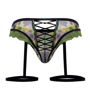 Garter Camo Thongs