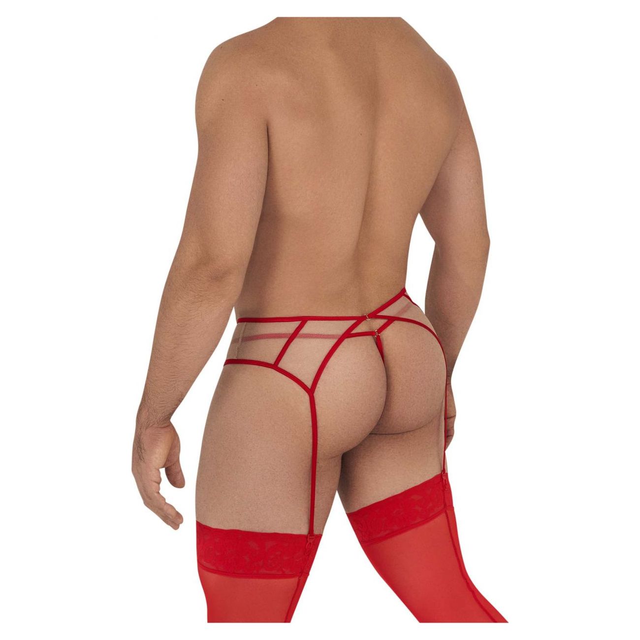 Mesh Garter G-String