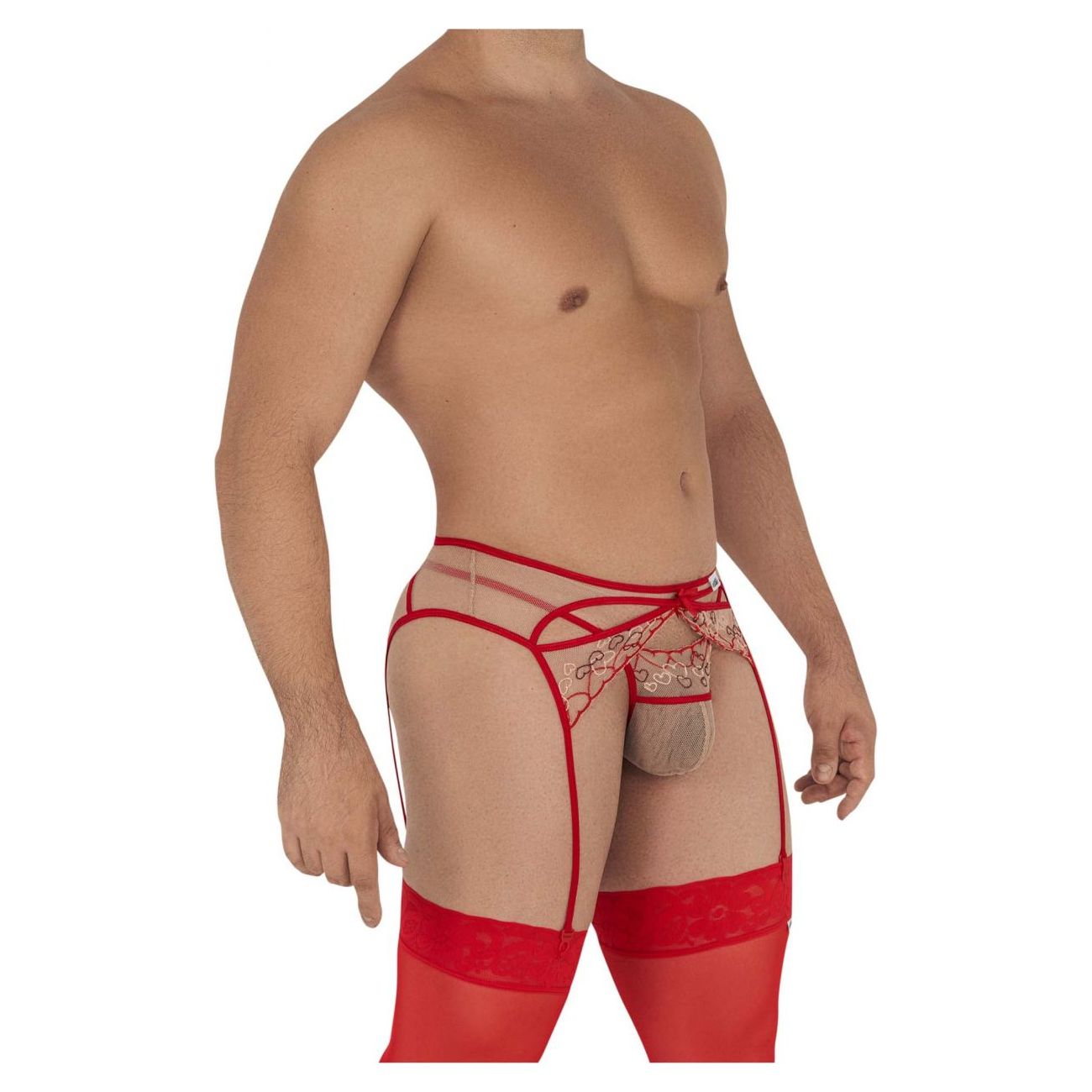 Mesh Garter G-String