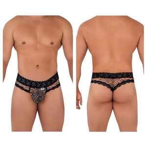 Mesh-Lace Thongs