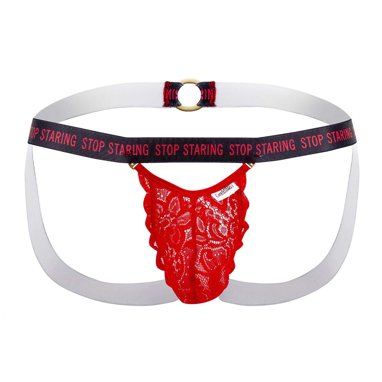 Stop Staring Lace Jockstrap