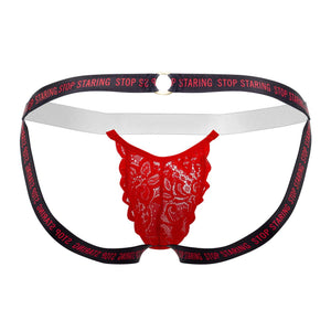 Stop Staring Lace Jockstrap