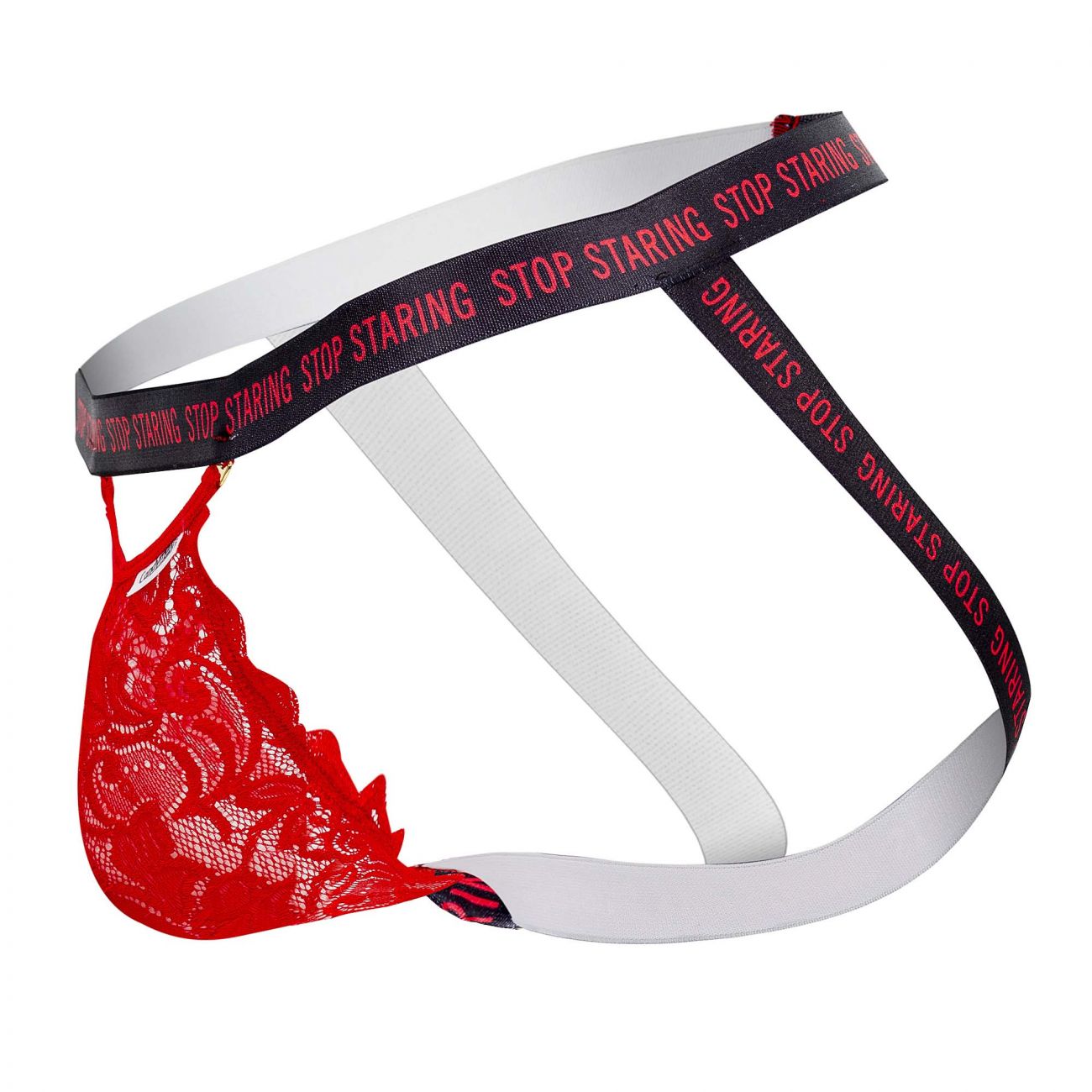 Stop Staring Lace Jockstrap