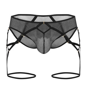 Mesh Garter Briefs