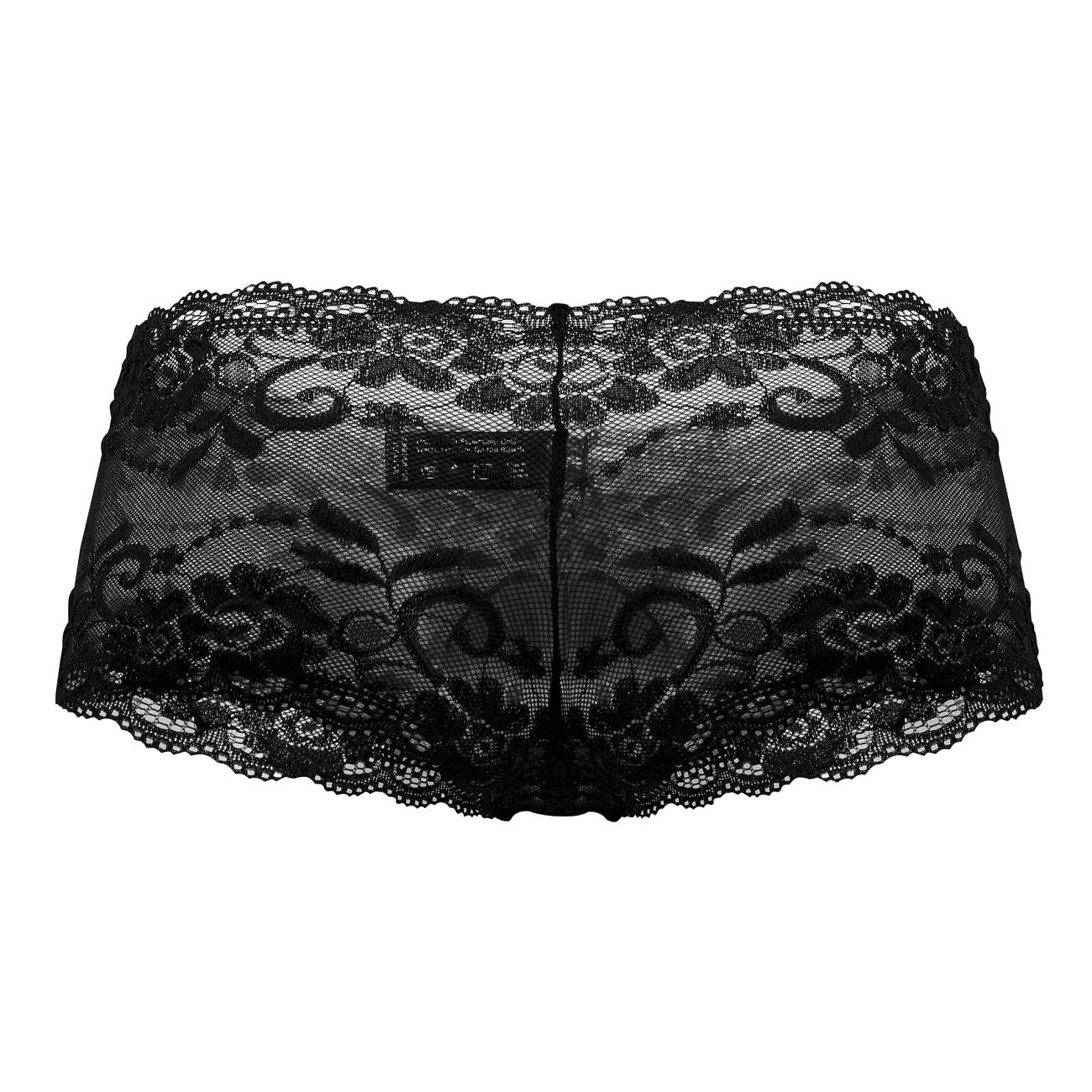 Sassy Lace Mini Short Sheer Pouch